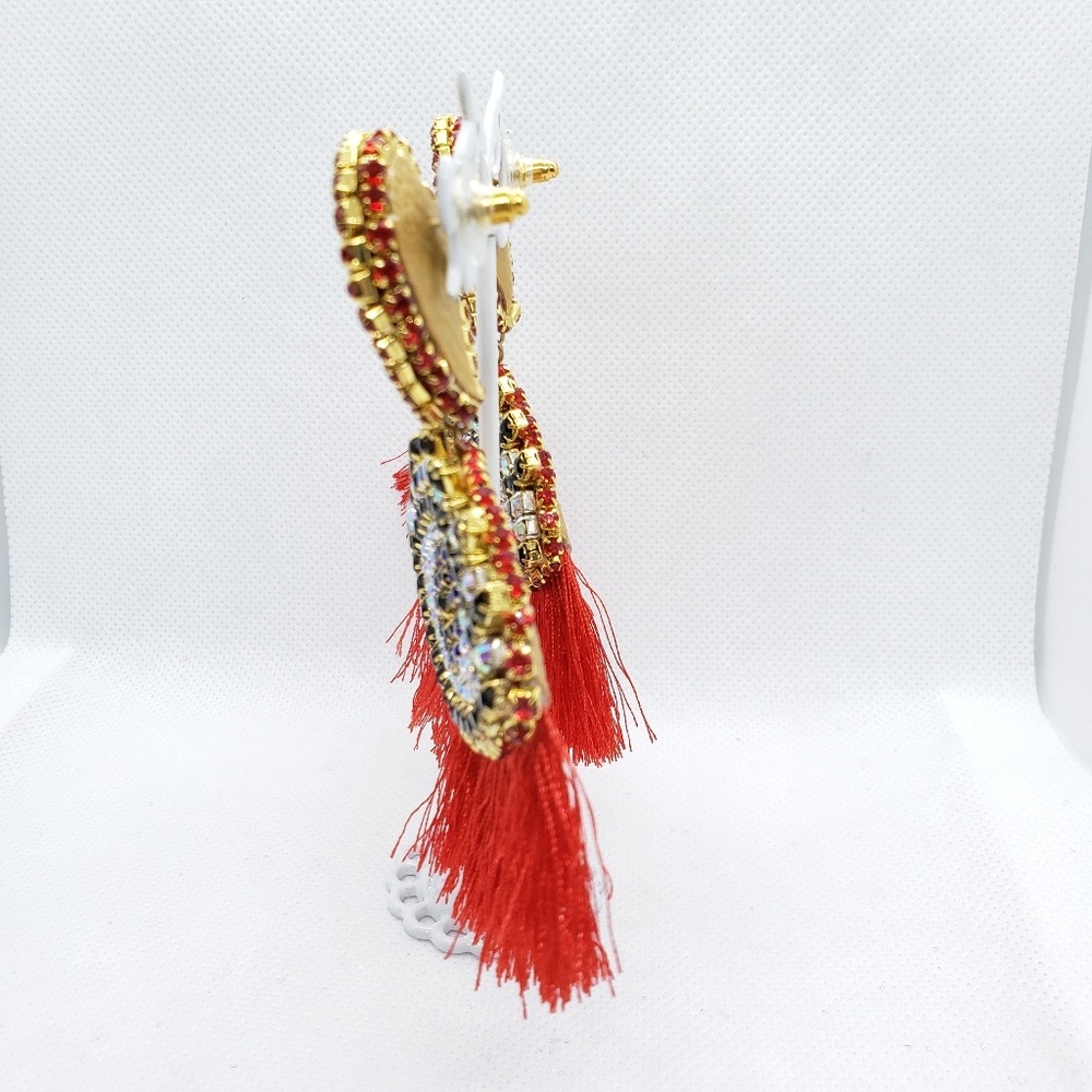 Eye drop tassel drop earrings women , new jewelry - Picture 6 of 7